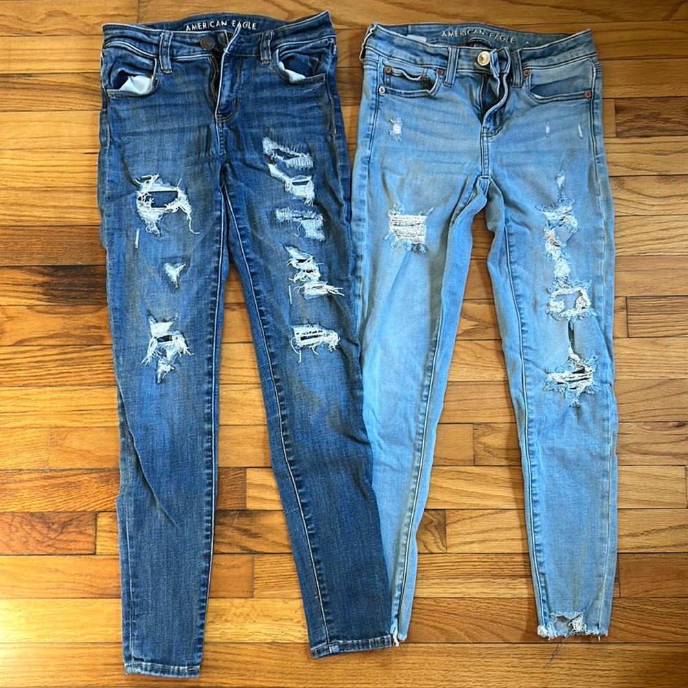 2 Pair of American Eagle Jeans